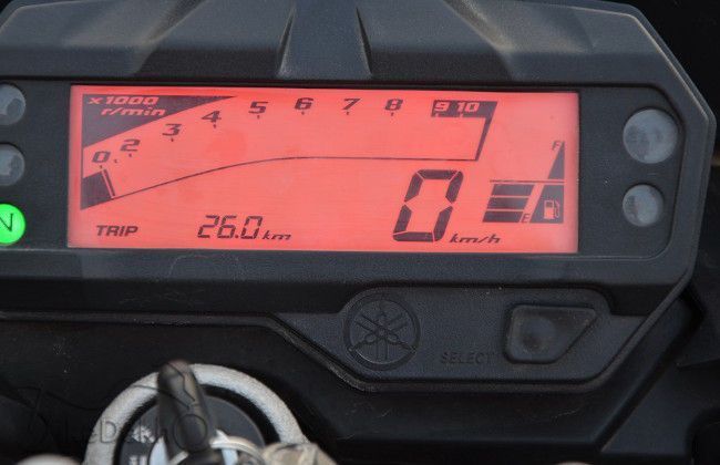 Image result for 2018 Yamaha FZ-S FI instrument cluster