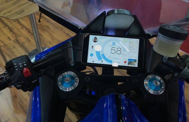 Emflux Model 1 Electric Superbike Showcased At Auto Expo 2018