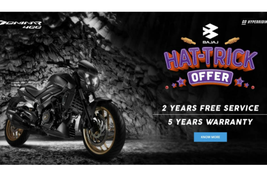 Bajaj Offering 5 Years Additional Warranty On Motorcycles