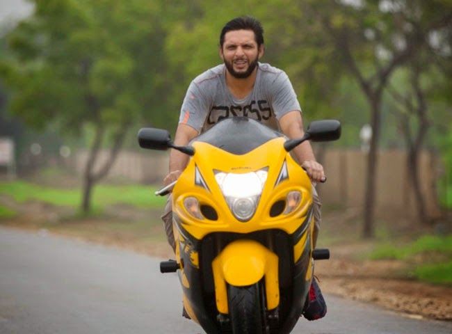 Afridi's Suzuki Hayabusa Afridi's Suzuki Hayabusa