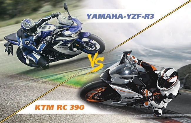 Yamaha YZF-R3 vs KTM RC 390