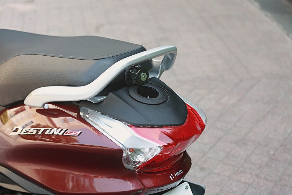 Five Scooters With External Fuel Filler Caps