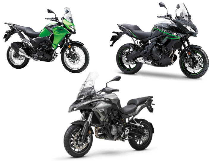 Benelli TRK 502 vs Kawasaki Versys-X 300 vs Kawasaki Versys 650: Spec Comparison