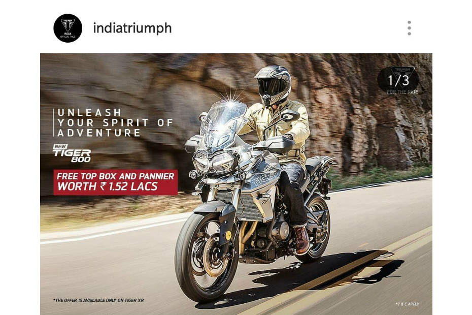 More Offers On Triumph Motorcycles | BikeDekho