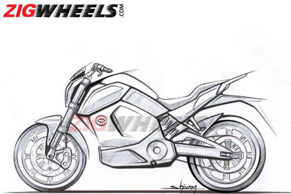 Sketch of KTM duke 390