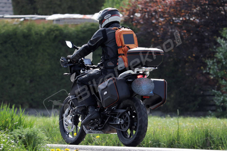 KTM 390 Adventure Spied With Official Accessories | BikeDekho