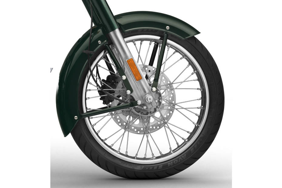 royal enfield super meteor 650 tyre size