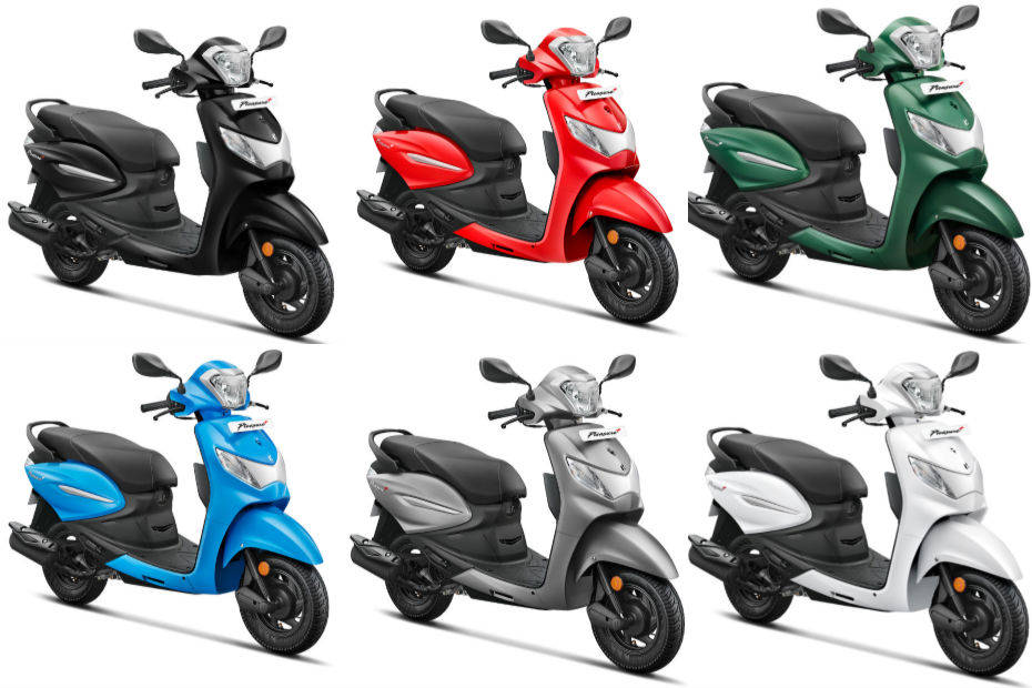 Pleasure plus on sale scooty colour