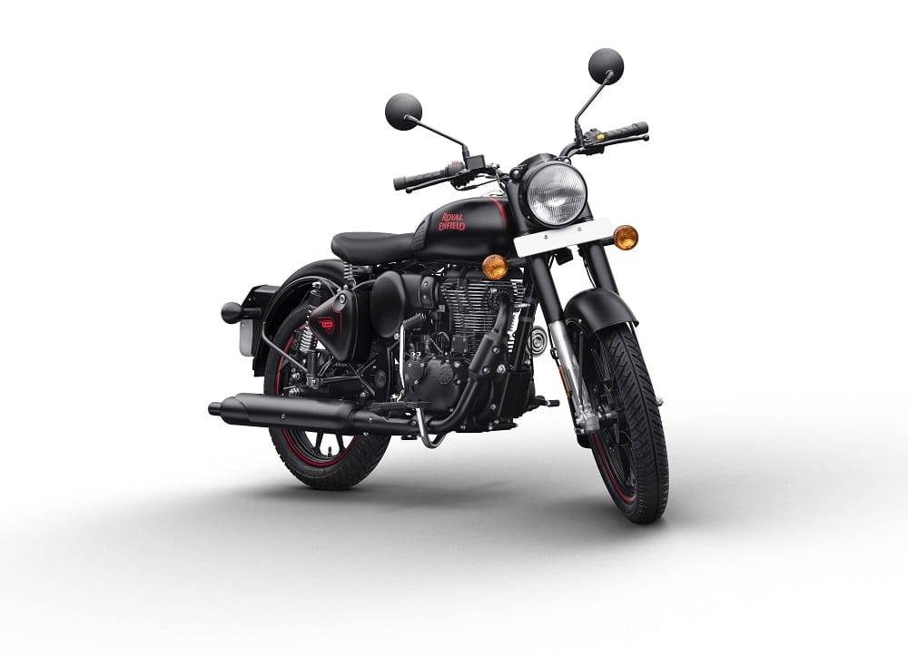 Royal enfield 350 airborne online blue on road price