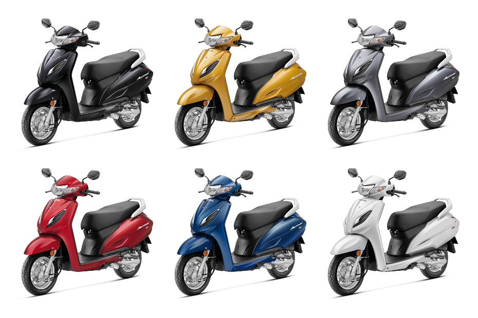 Honda Activa 6g Model Colours 2024 www.alhudapk