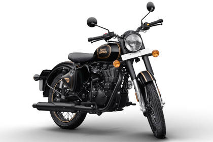 new black royal enfield