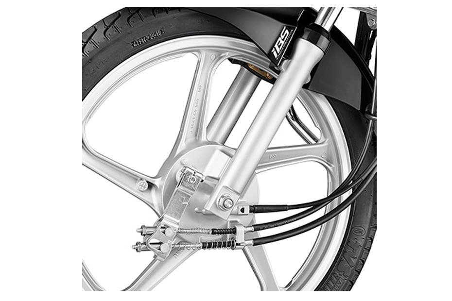 hero hf deluxe kick start drum brake spoke wheel