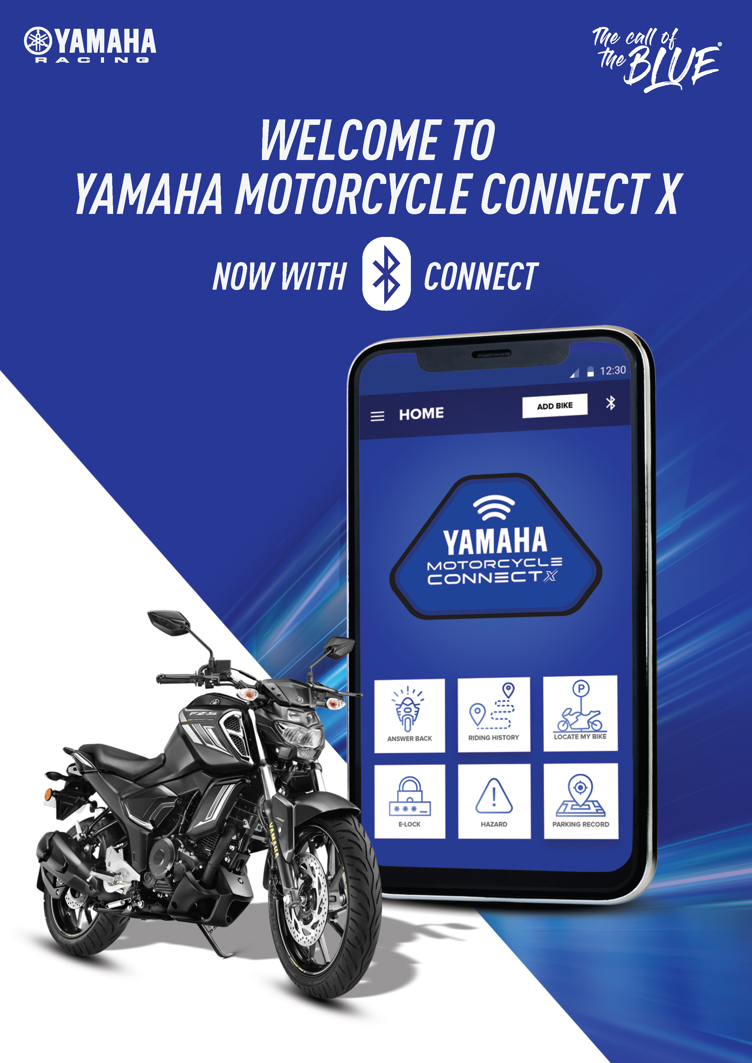 yamaha fzs v3 bluetooth