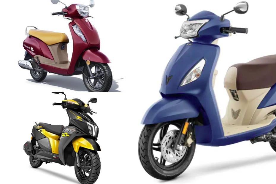 Tvs best online scooty