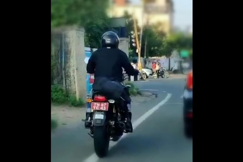 Royal Enfield Hunter 350 Spotted 