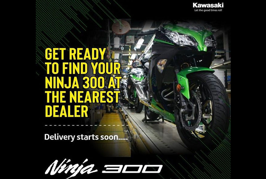 Kawasaki Ninja 300 BS6 Deliveries Starting Soon