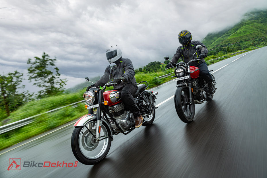 2021 Royal Enfield Classic 350 Vs Honda CB350 RS - Comparison Review ...