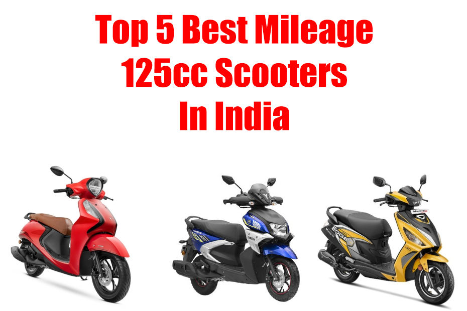 Top 5 Best Mileage 125cc Scooters In India Yamaha Fascino 125 Hybrid
