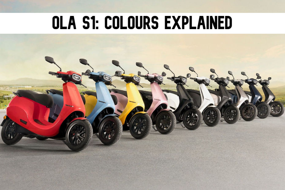 Ola S1 11 Colours Explained, We Reveal Our Favourite