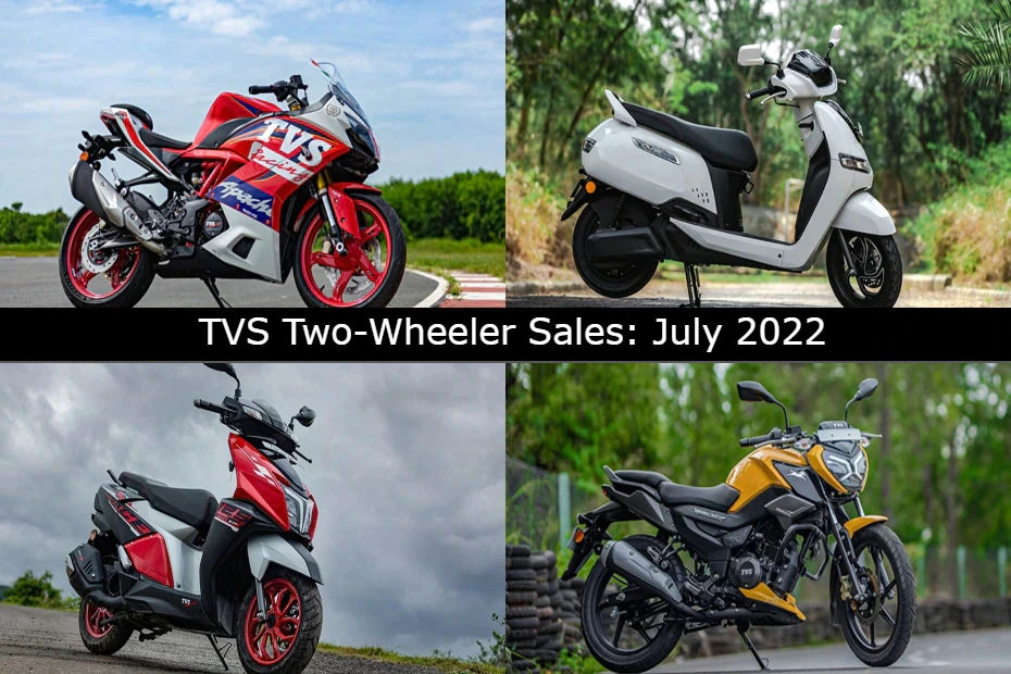 TVS Two-Wheeler Sales For July: Apache, Jupiter Range And More