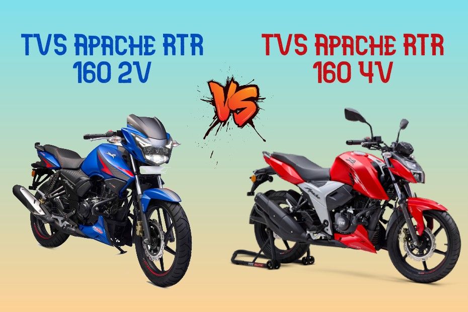 TVS Apache RTR 160 2V vs 4V