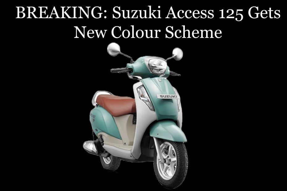 Suzuki Access 125 New Paint Scheme Launched