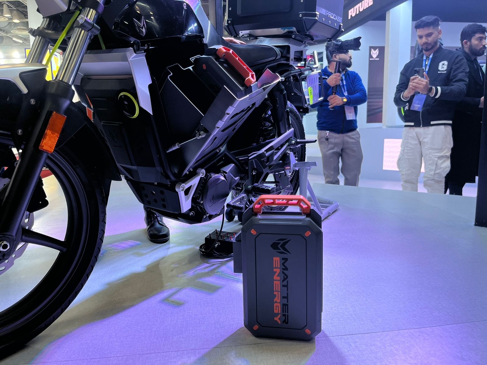 Auto Expo 2023: 4-Speed Electric Naked And ADV Concepts Showcased