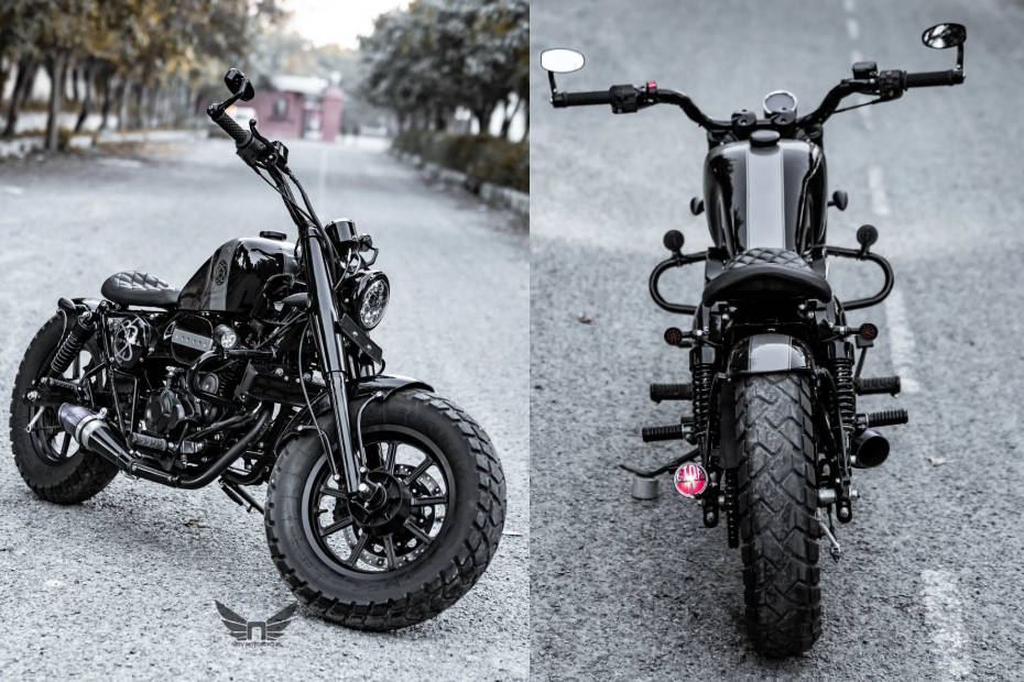 Mean looking Modified Bajaj Avenger 220 By Delhi based Neev