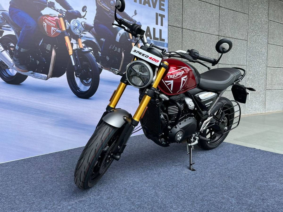 Triumph Speed 400 On road Price Statement Released 10 000 Bookings 