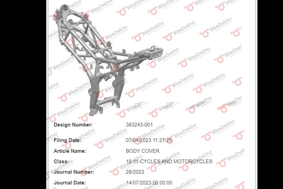 Hero Karizma XMR 210 Sportbike Trellis Frame, Switchgear, Console And ...