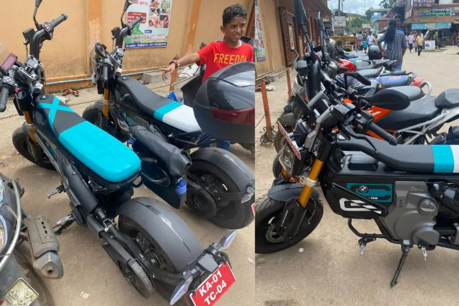 TVS-made BMW CE 02 Electric Bike Spotted | BikeDekho
