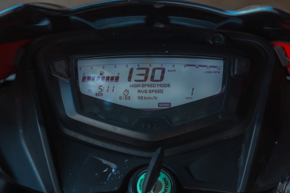 TVS Apache RTR 160 Instrument Console