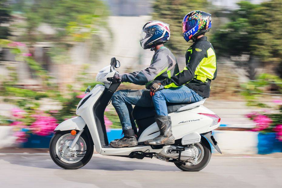 Honda Activa 6G Rider and Passenger