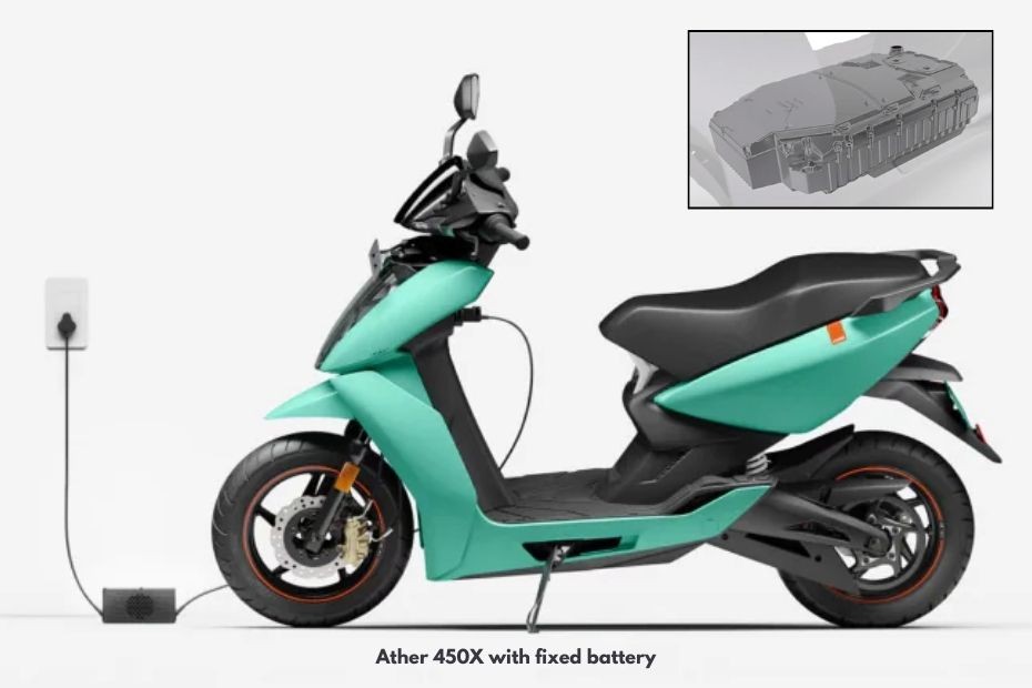 Ather 450X Fixed Battery: Fixed Battery Pack Vs Swappable Battery