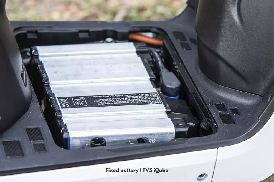 TVS iQube Fixed Battery: Fixed Battery Pack Vs Swappable Battery