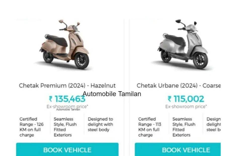 Updated Bajaj Chetak Premium Variant Teased; Prices & Other Details ...