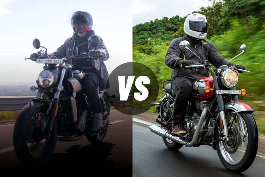 Hero Mavrick 440 Vs Royal Enfield Classic 350: Image Comparison Hero Mavrick 440 Vs Royal Enfield Classic 350: Image Comparison