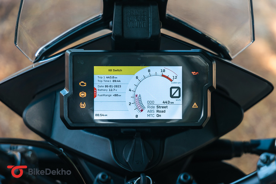 KTM 390 Adventure Instrument Console
