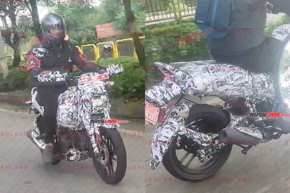 Bajaj CNG Bike Spied Testing Again - Front and Rear Bajaj CNG Bike Spied Testing Again - Front and Rear