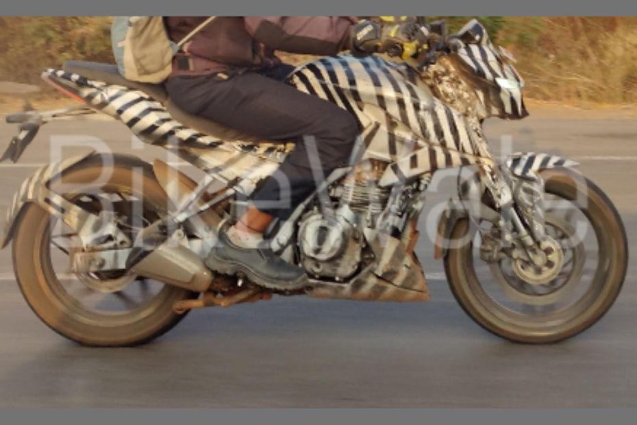 Bajaj Pulsar N250 Spied Again Bajaj Pulsar N250 Spied Again