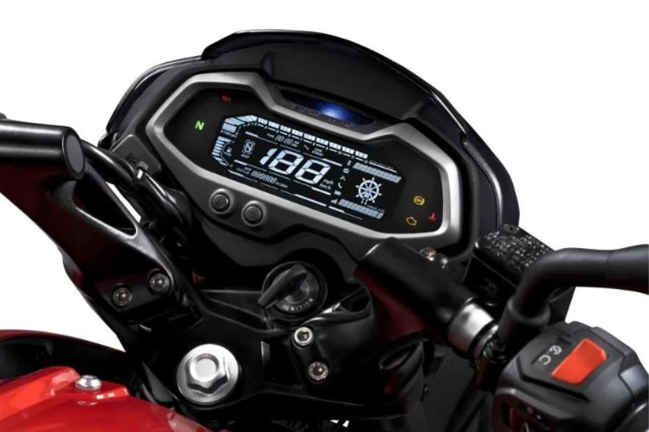 Bajaj Pulsar NS160 features Bajaj Pulsar NS160 LCD instrument cluster
