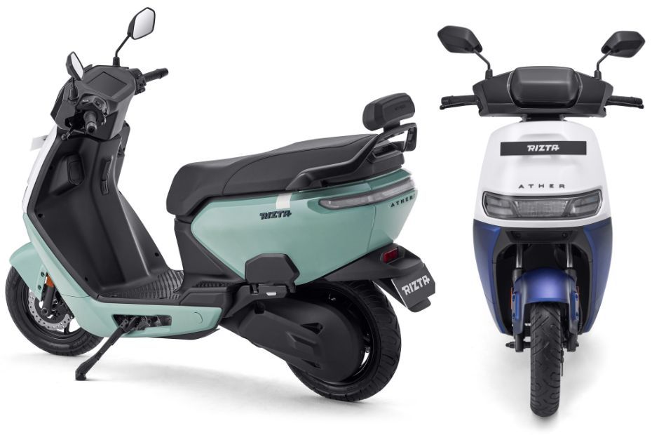 Ather Rizta electric scooter Rear and front