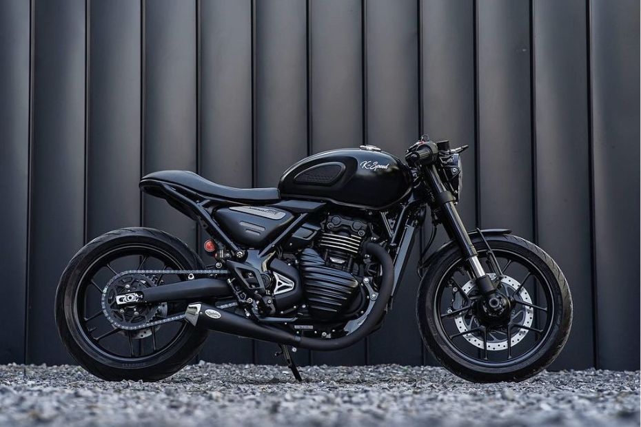 Modified Triumph Speed 400 Cafe Racer Modified Triumph Speed 400 Cafe Racer