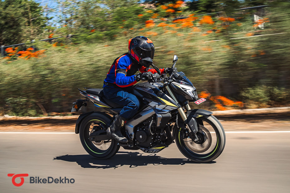 Bajaj Pulsar NS400Z Riding Shot Side - Review - Biggest Pulsar Yet Bajaj Pulsar NS400Z Side Riding Shot - Review - Biggest Pulsar Yet