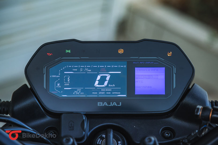 Bajaj Pulsar NS400Z Ride Modes