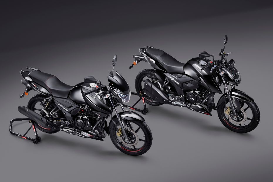 TVS Apache RTR 160 and TVS Apache RTR 160 4V Black EDitions 2