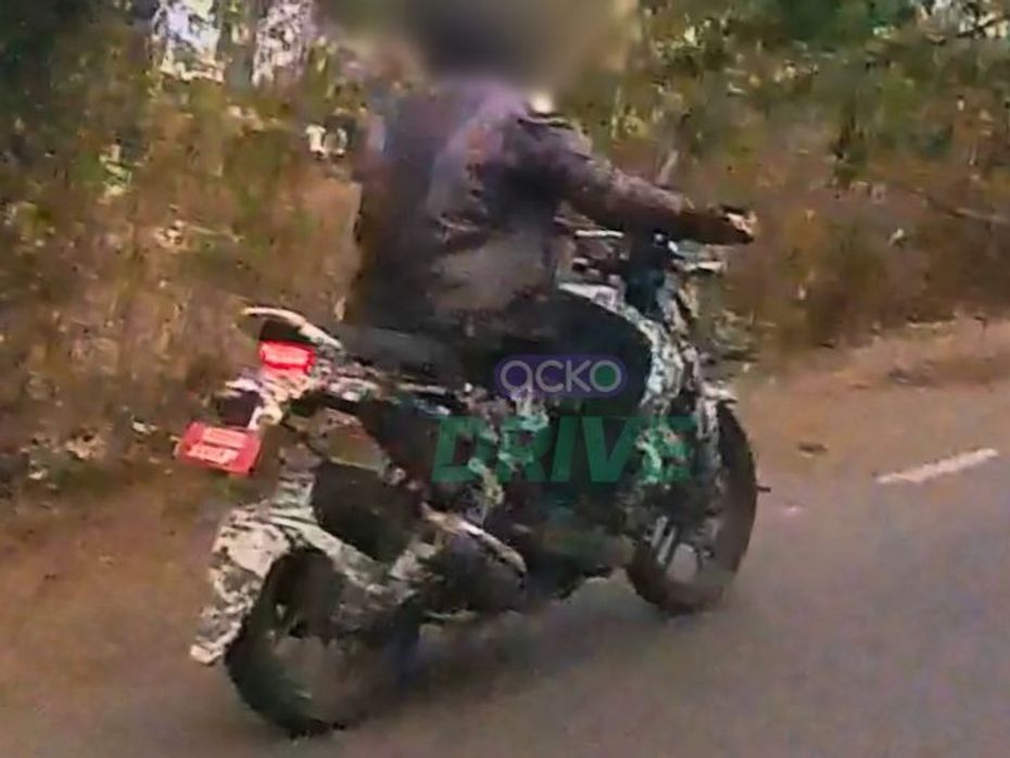 Bajaj CNG Bike Riding Side Profile 3
