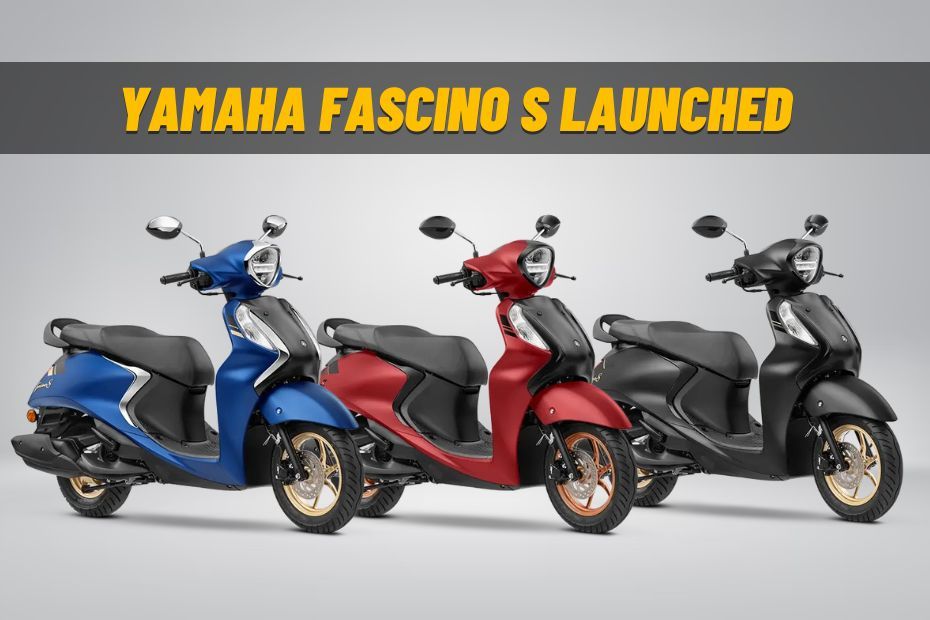 BREAKING: Yamaha Fascino S Launched