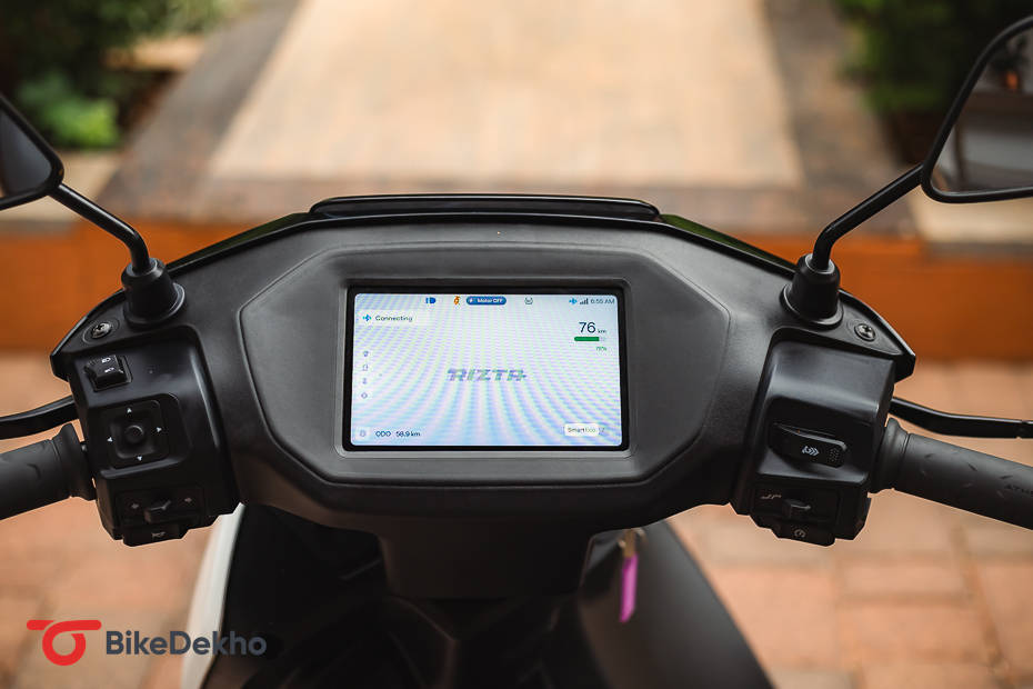 Ather Rizta Electric Scooter Digital Display