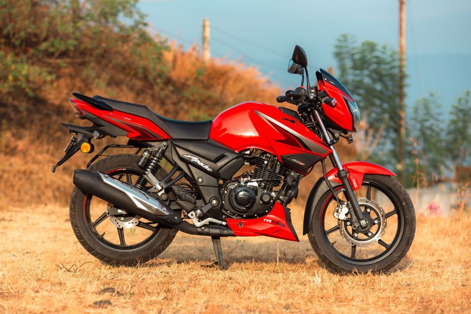 TVS Apache RTR 160 2V Suspension, Brakes, Wheels and Tyres TVS Apache RTR 160 2V Suspension, Brakes, Wheels and Tyres